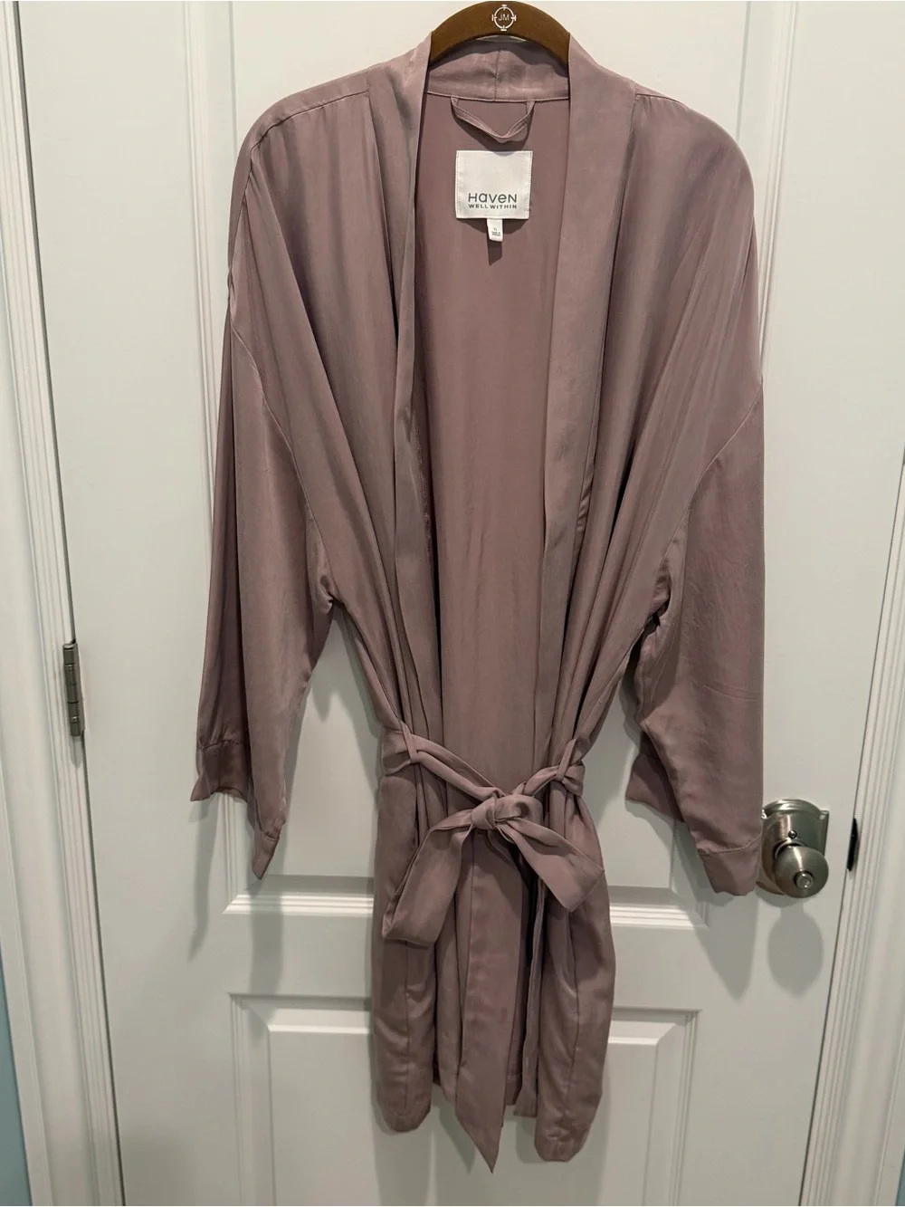 Haven Well Within Women's Washable Rayon Robe Mauve Color Size XL